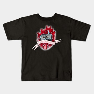 Tape.Deck.Heart Graphic Kids T-Shirt